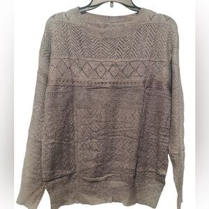Gray Knit Sweater NWOT Size Small